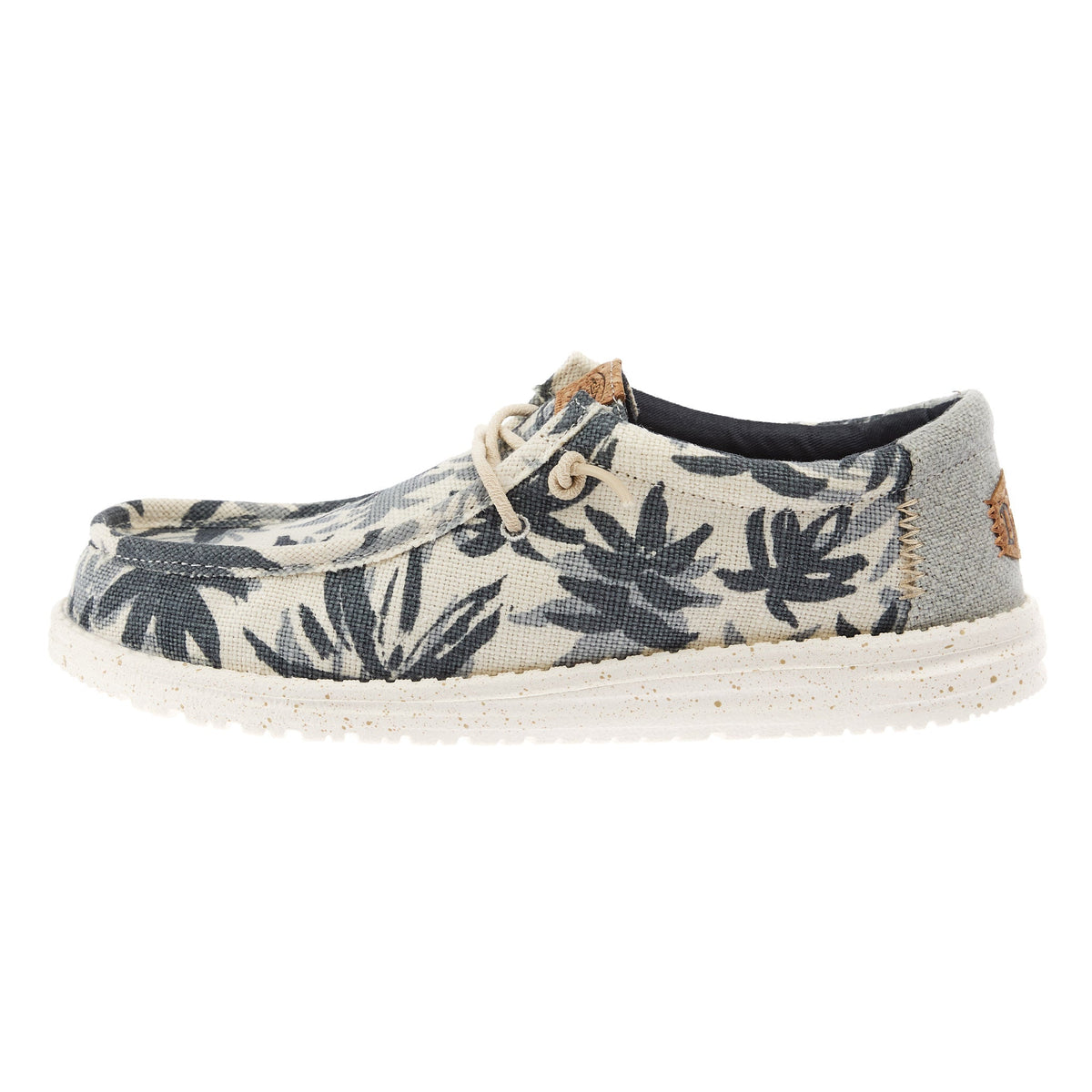 Hey Dude Men`s Egret Wally Palm Jute Casual Shoe