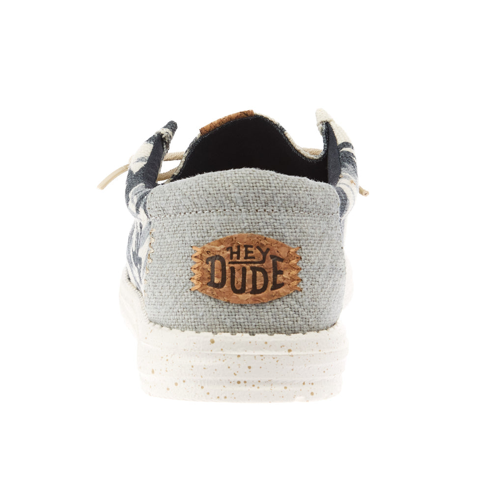 Hey Dude Men`s Egret Wally Palm Jute Casual Shoe