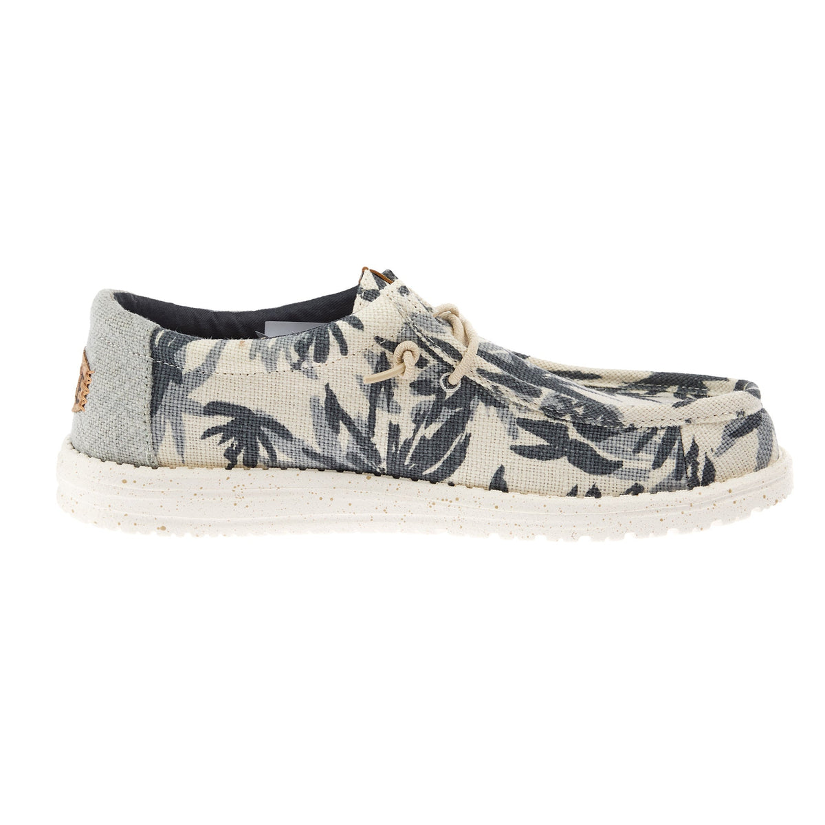 Hey Dude Men`s Egret Wally Palm Jute Casual Shoe