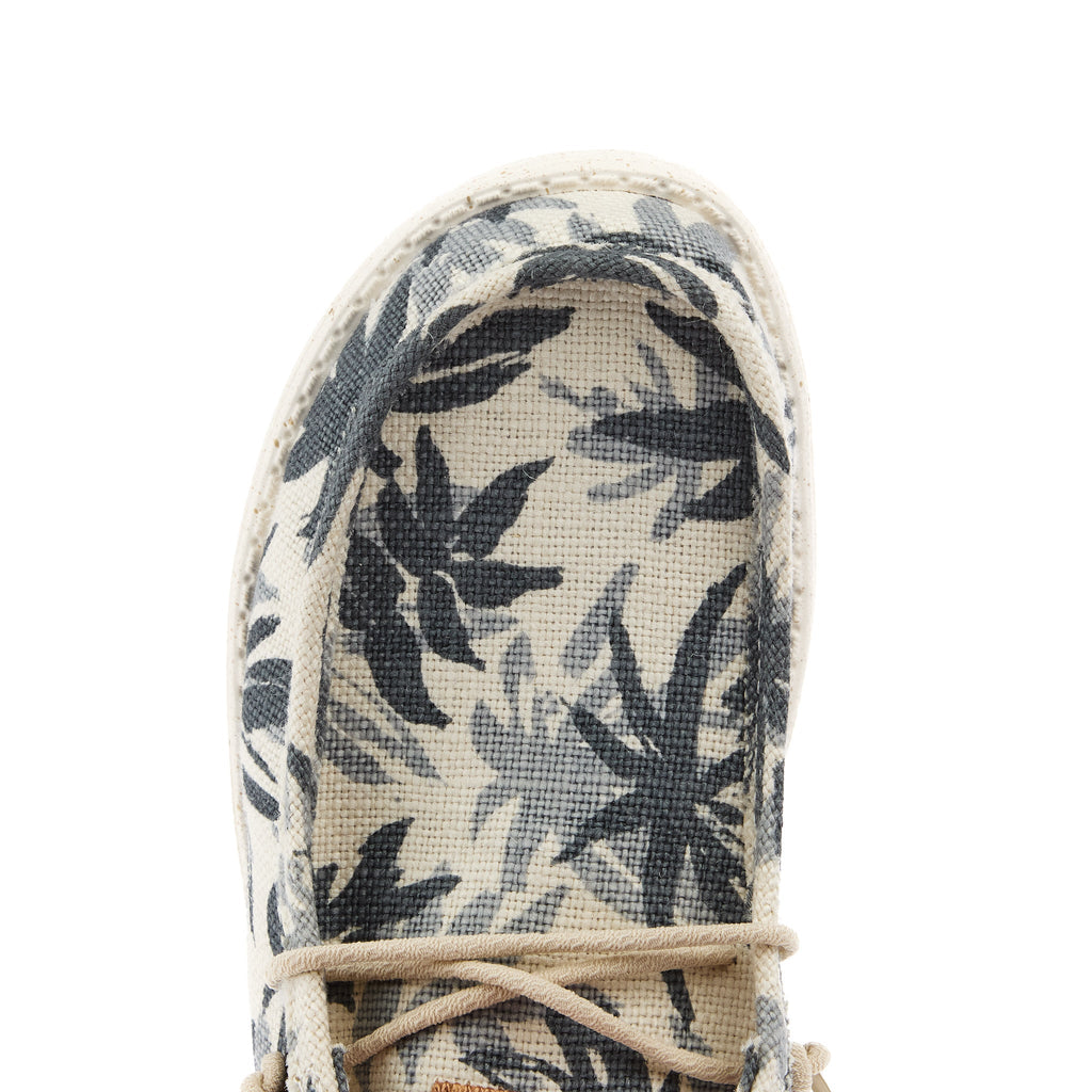 Hey Dude Men`s Egret Wally Palm Jute Casual Shoe