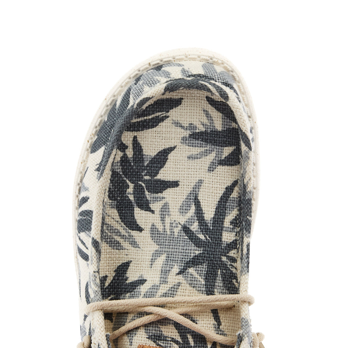 Hey Dude Men`s Egret Wally Palm Jute Casual Shoe