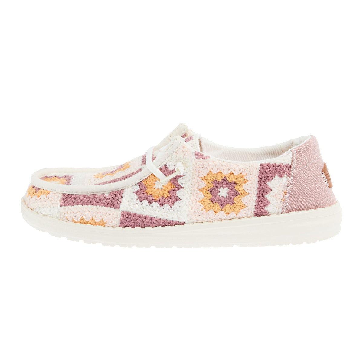 Hey Dude Women`s Petal Pink Wendy Cottage Crochet Casual