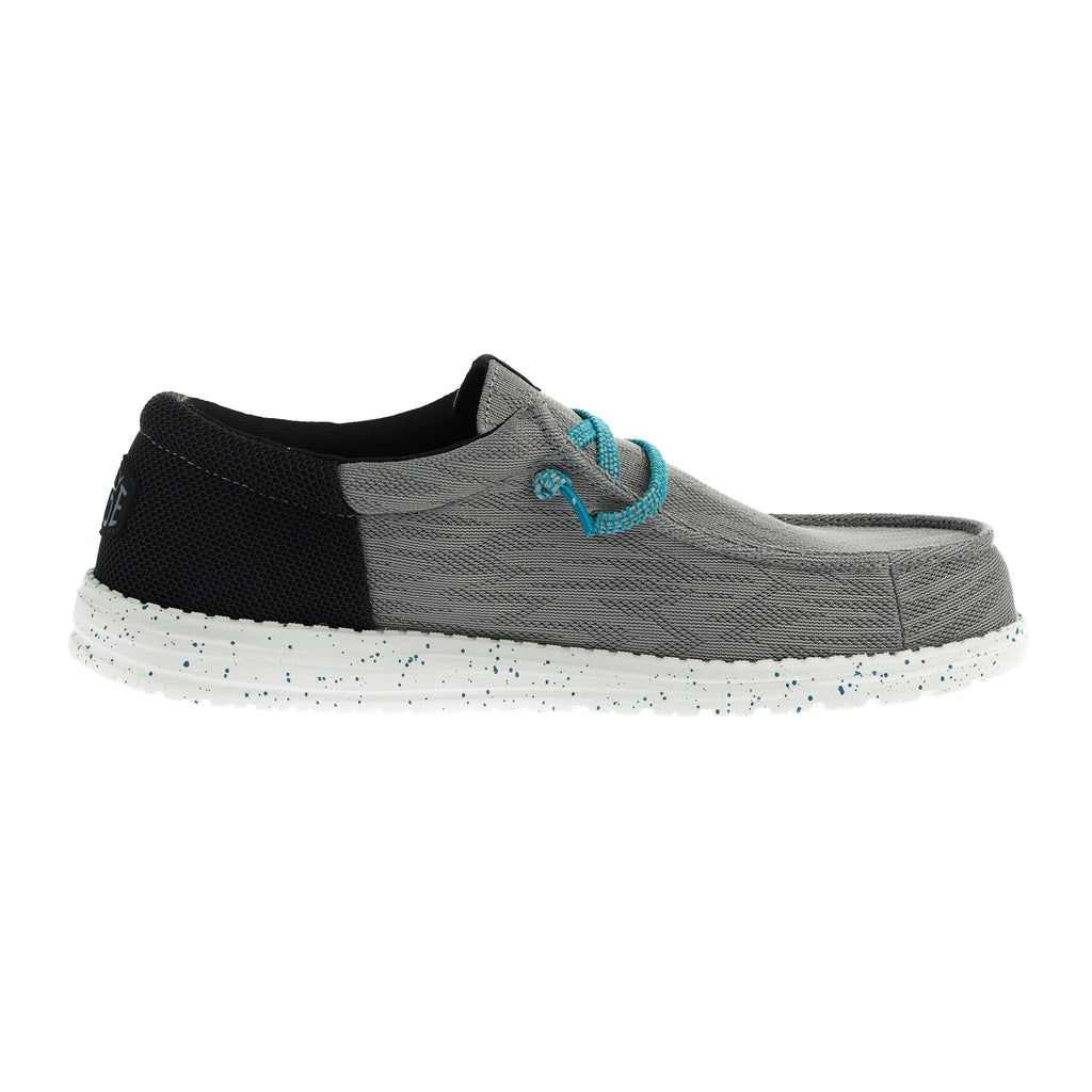 Hey Dude Men`s Moon Grey Wally Funk Casual Shoe