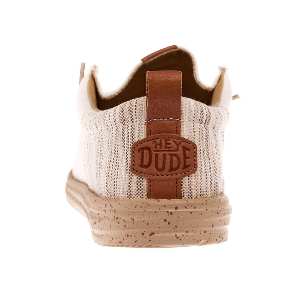 Hey Dude Men`s White Wally Funk Woven Jacquard Casua