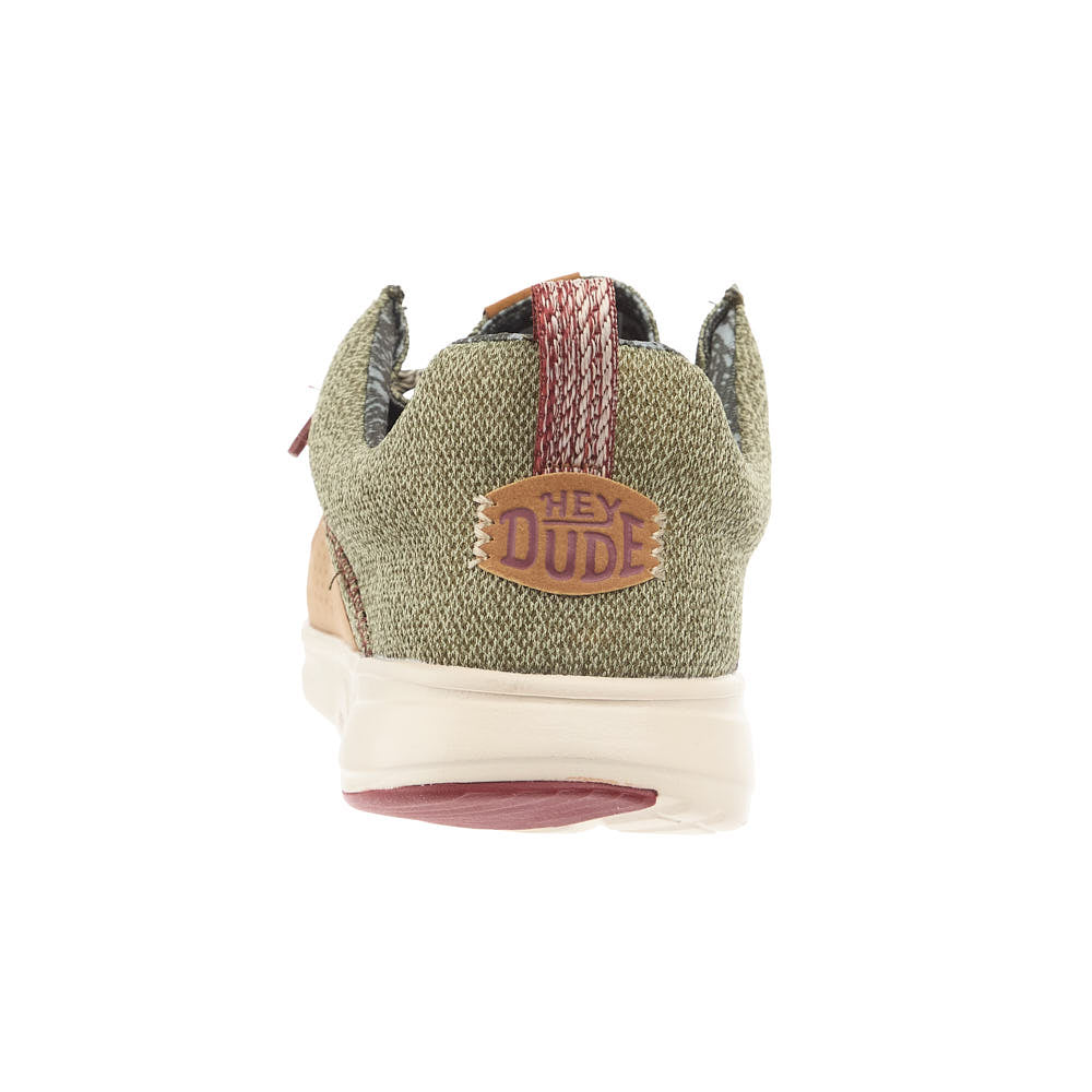 Hey Dude Men's Wally 2O Mesh Burnt Olive Casual