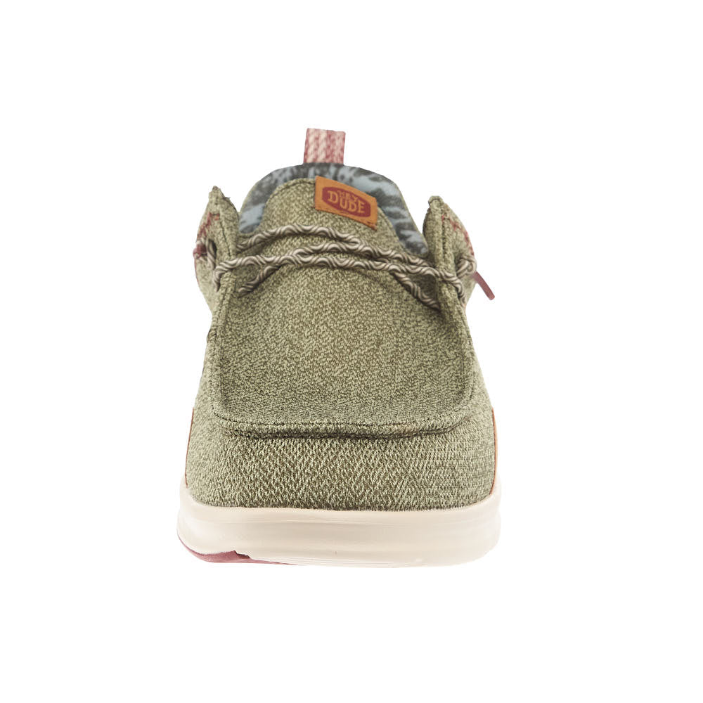 Hey Dude Men's Wally 2O Mesh Burnt Olive Casual
