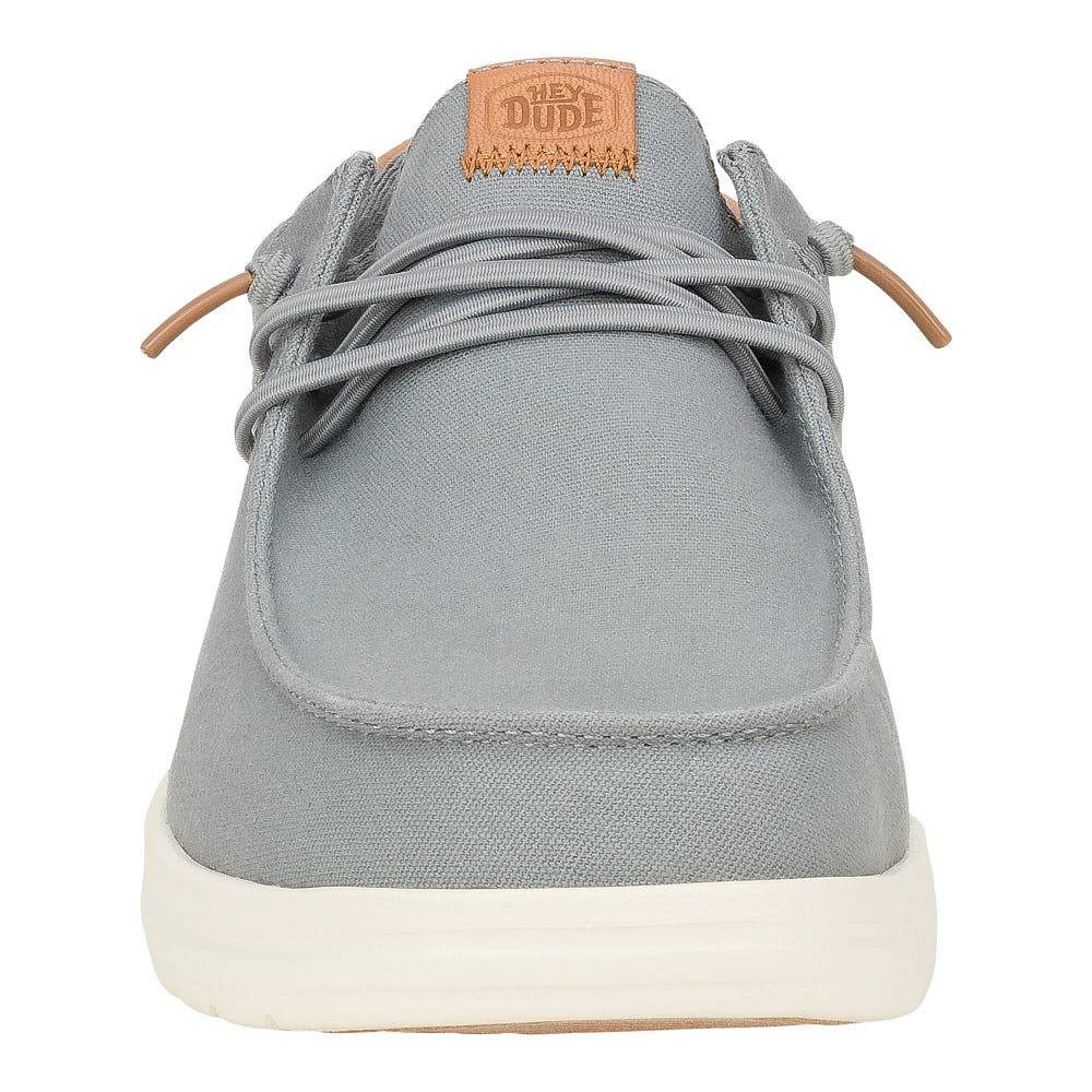 Hey Dude Men's Paul Monument Grey Canvas Casual