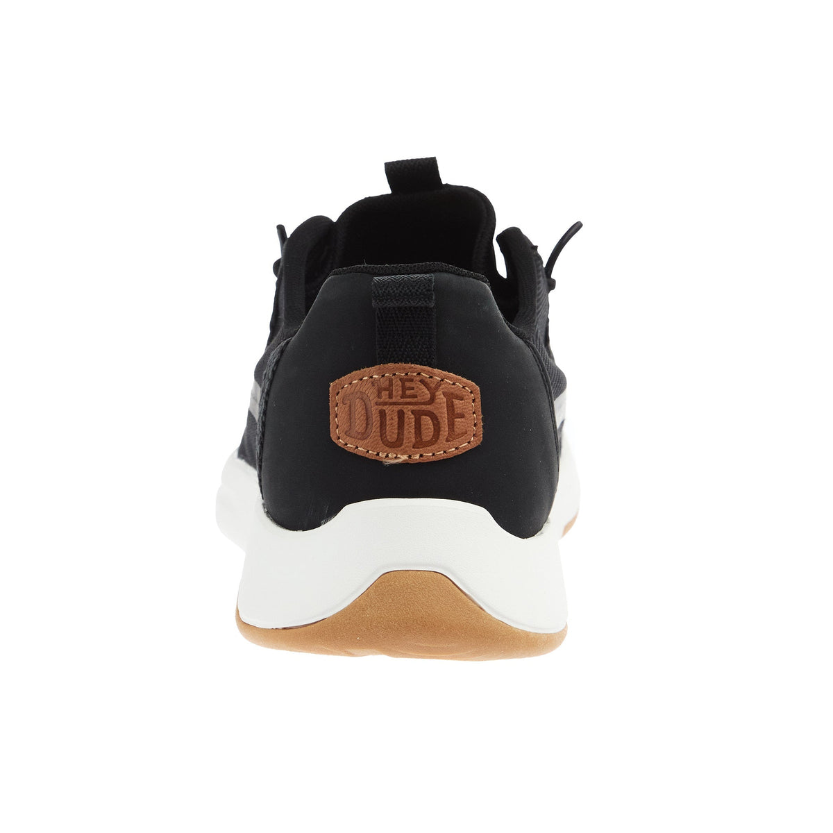 Hey Dude Men`s Black Wally Drift Mesh Tennis Shoe