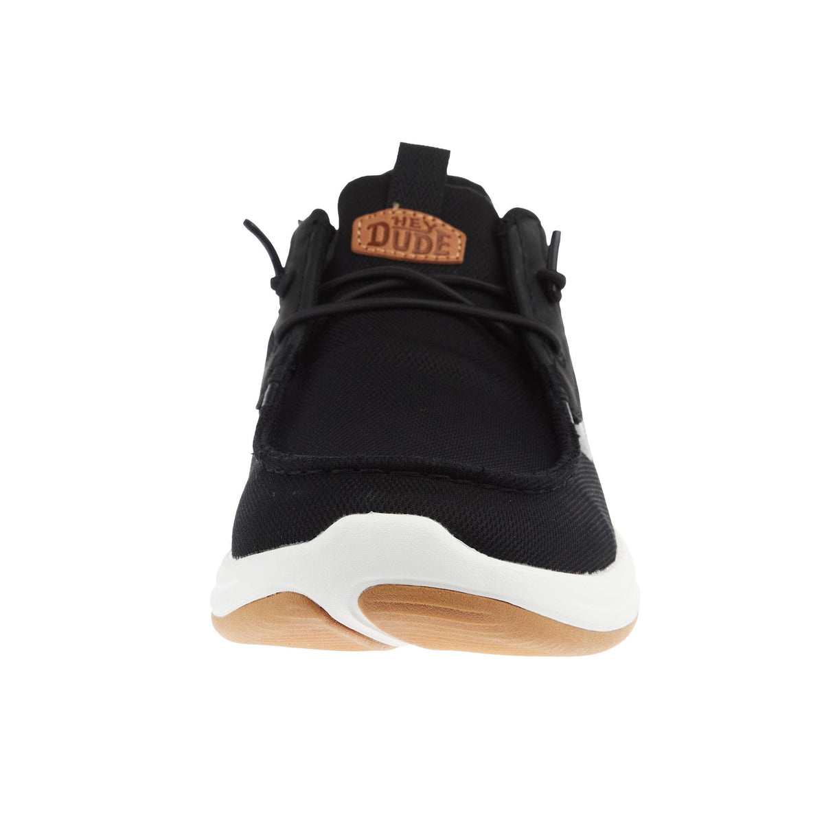 Hey Dude Men`s Black Wally Drift Mesh Tennis Shoe