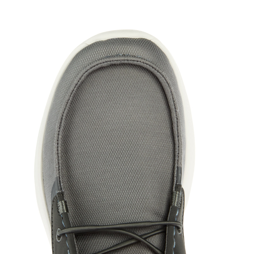 Hey Dude Men`s Monument Grey Wally Drift Mesh Tennis Shoe
