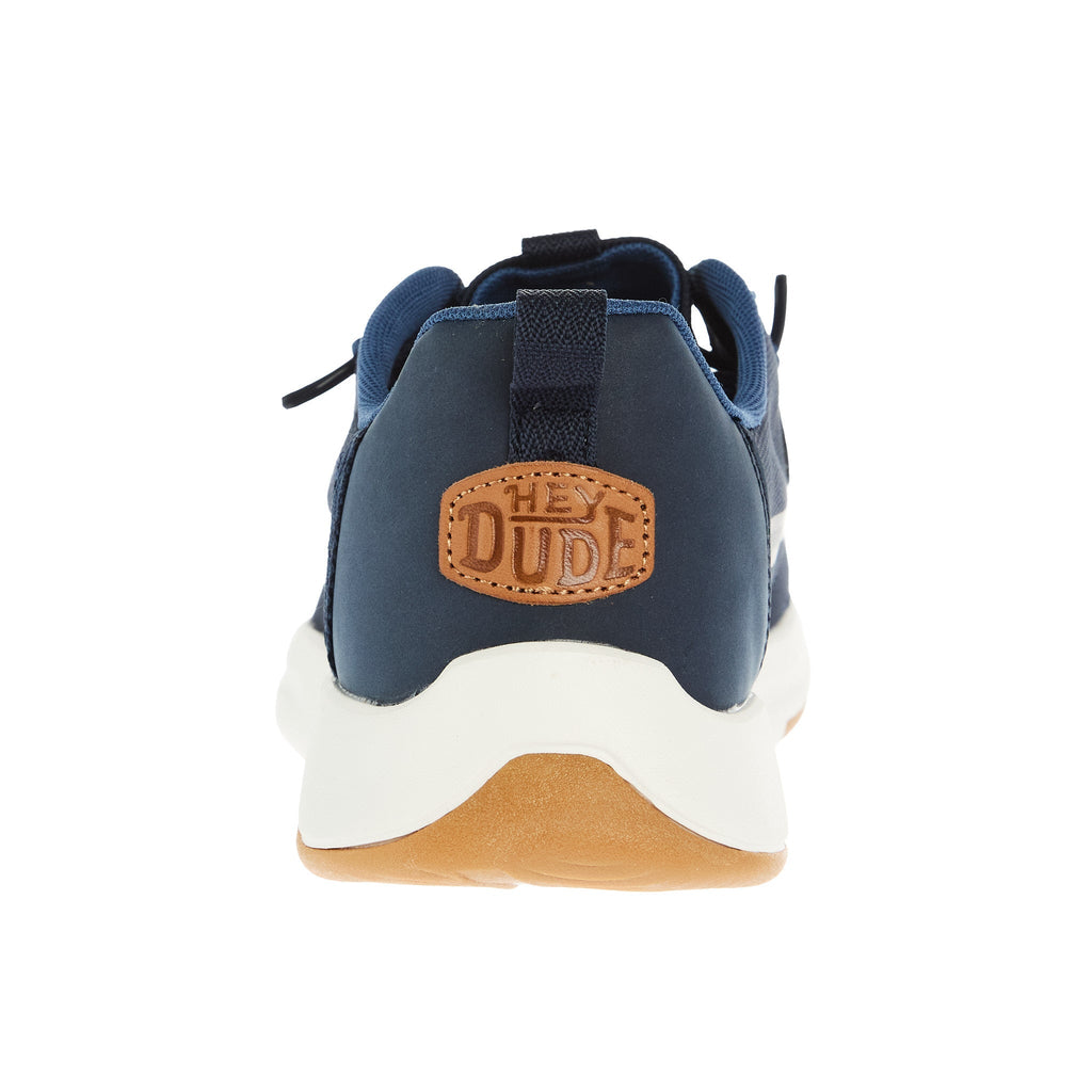 Hey Dude Men`s Navy Blazer Wally Drift Mesh Tennis Shoe