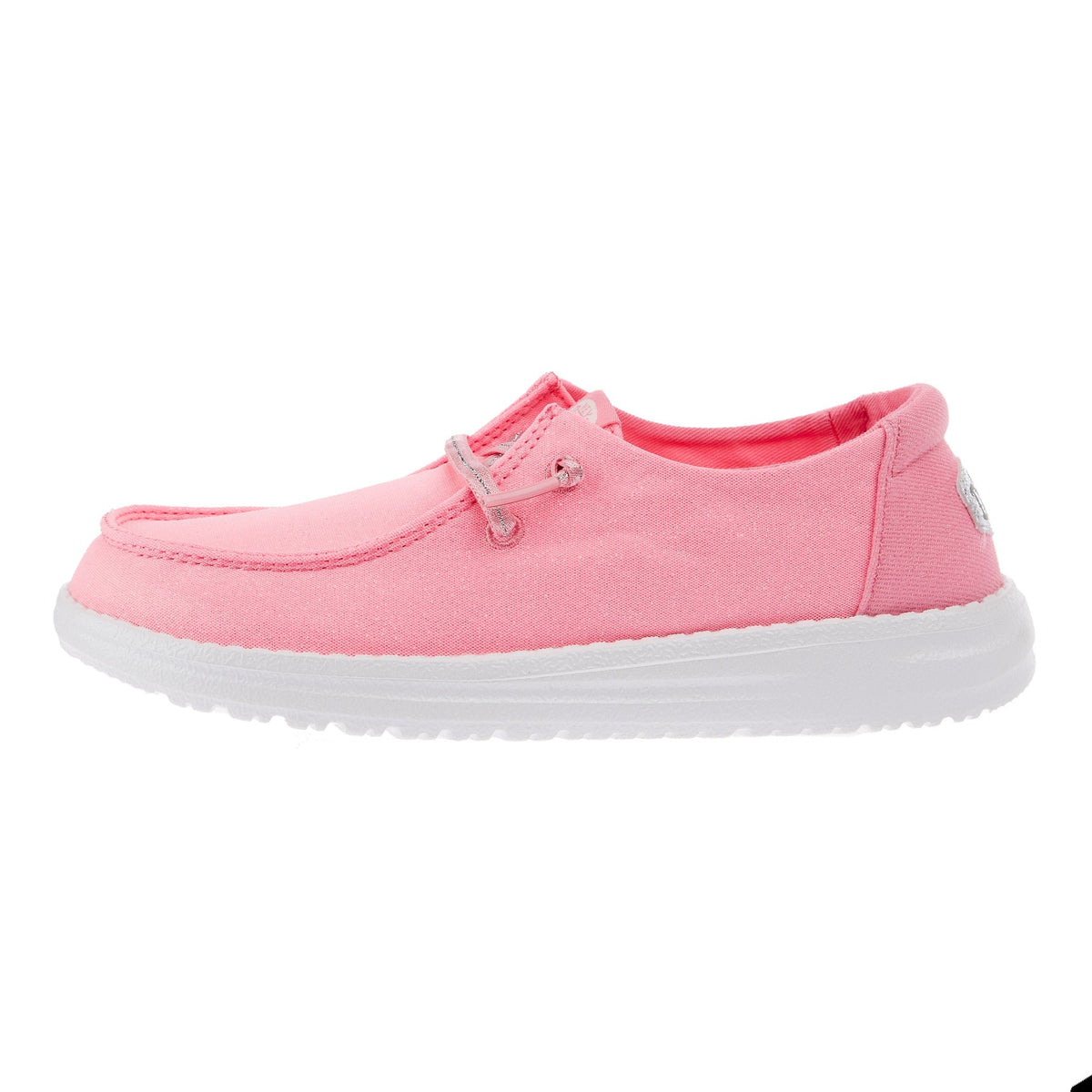 Hey Dude Wendy Youth Stardust Pulmeria Pink Slip-On