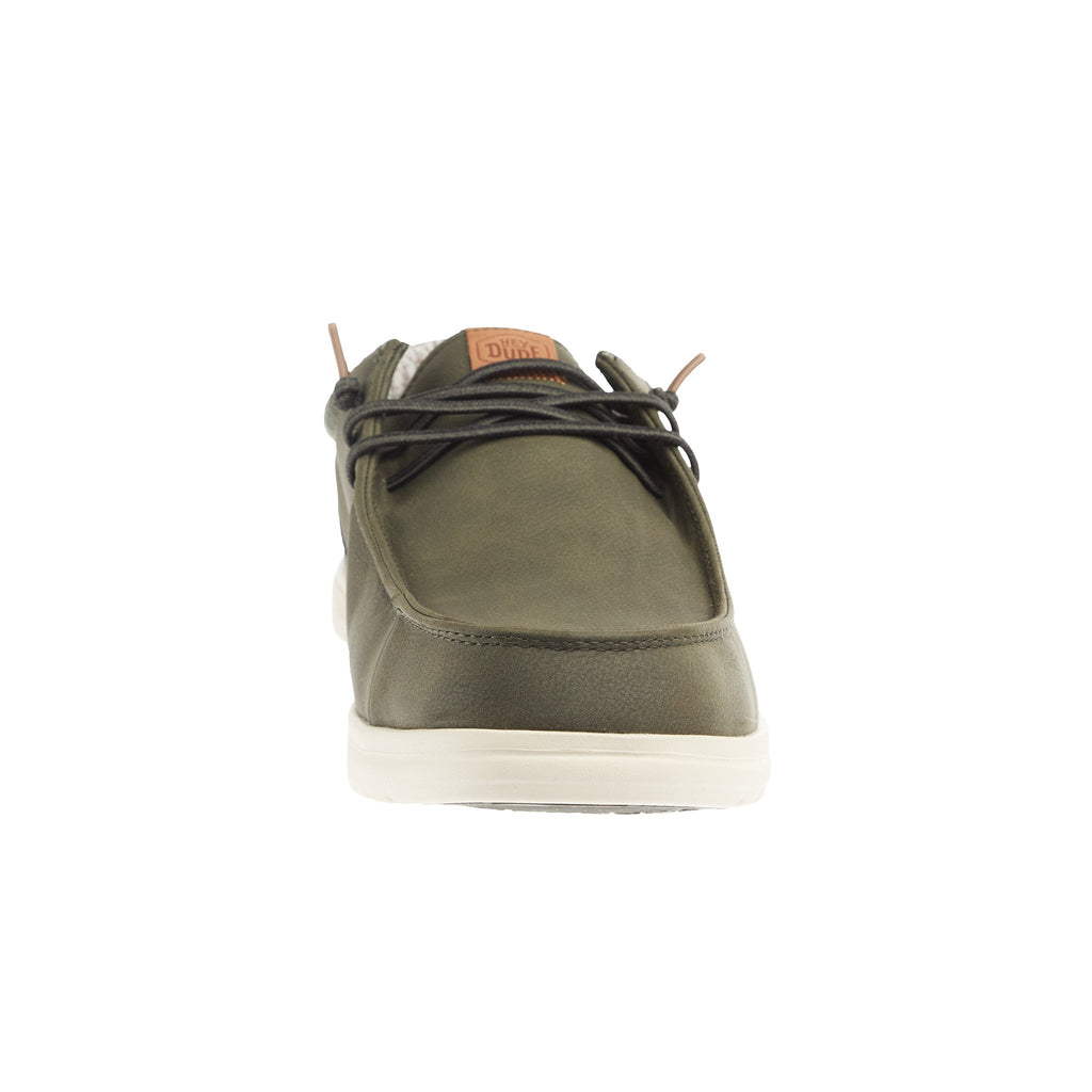 Hey Dude Men`s Paul Classic Olive Casual Shoe