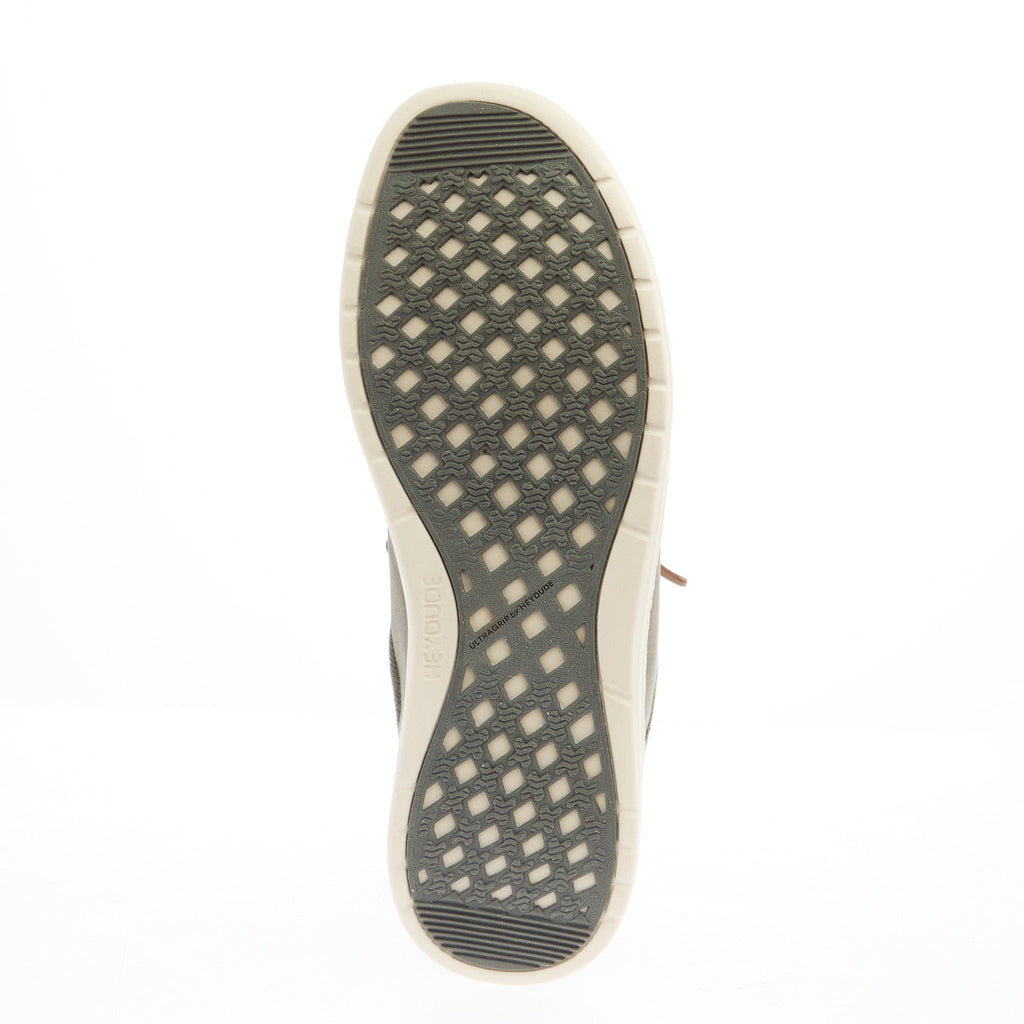 Hey Dude Men`s Paul Classic Olive Casual Shoe