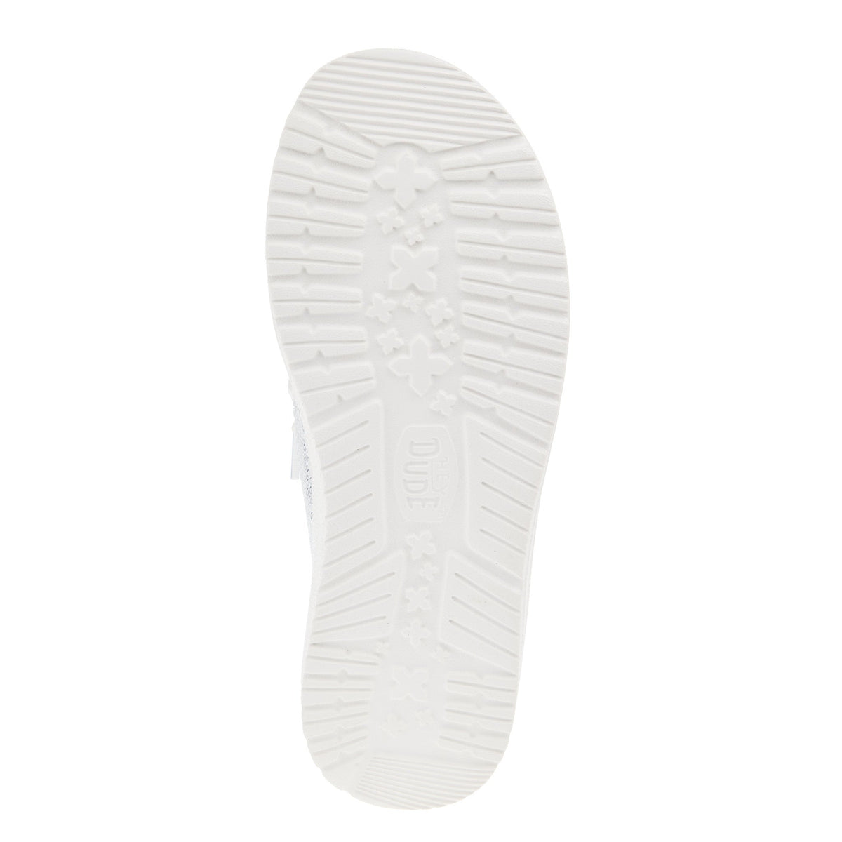 Hey Dude Womens Disco Sequin Silver Casual Shoe