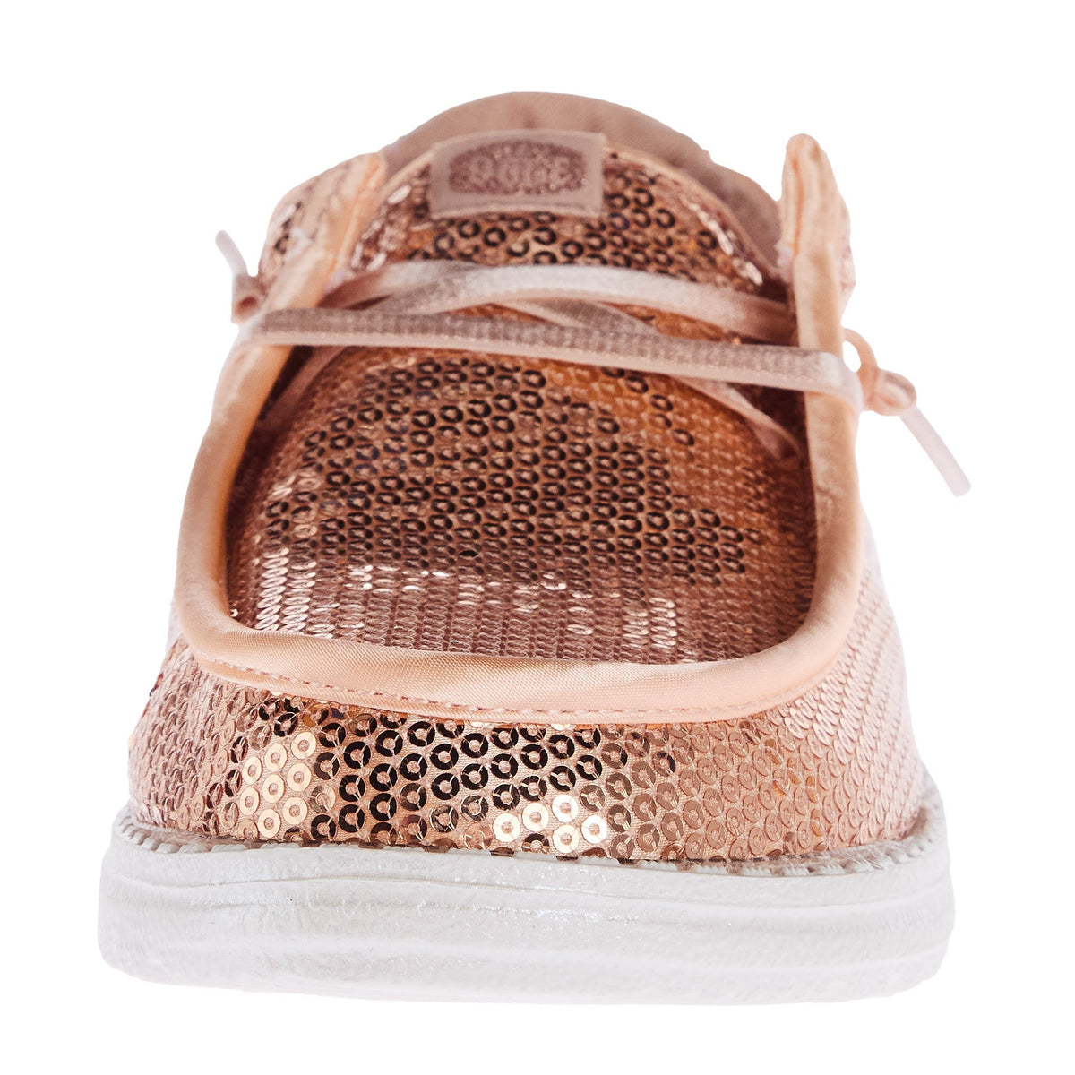 Hey Dude Womens Wendy Disco Sequin Blush Shoe