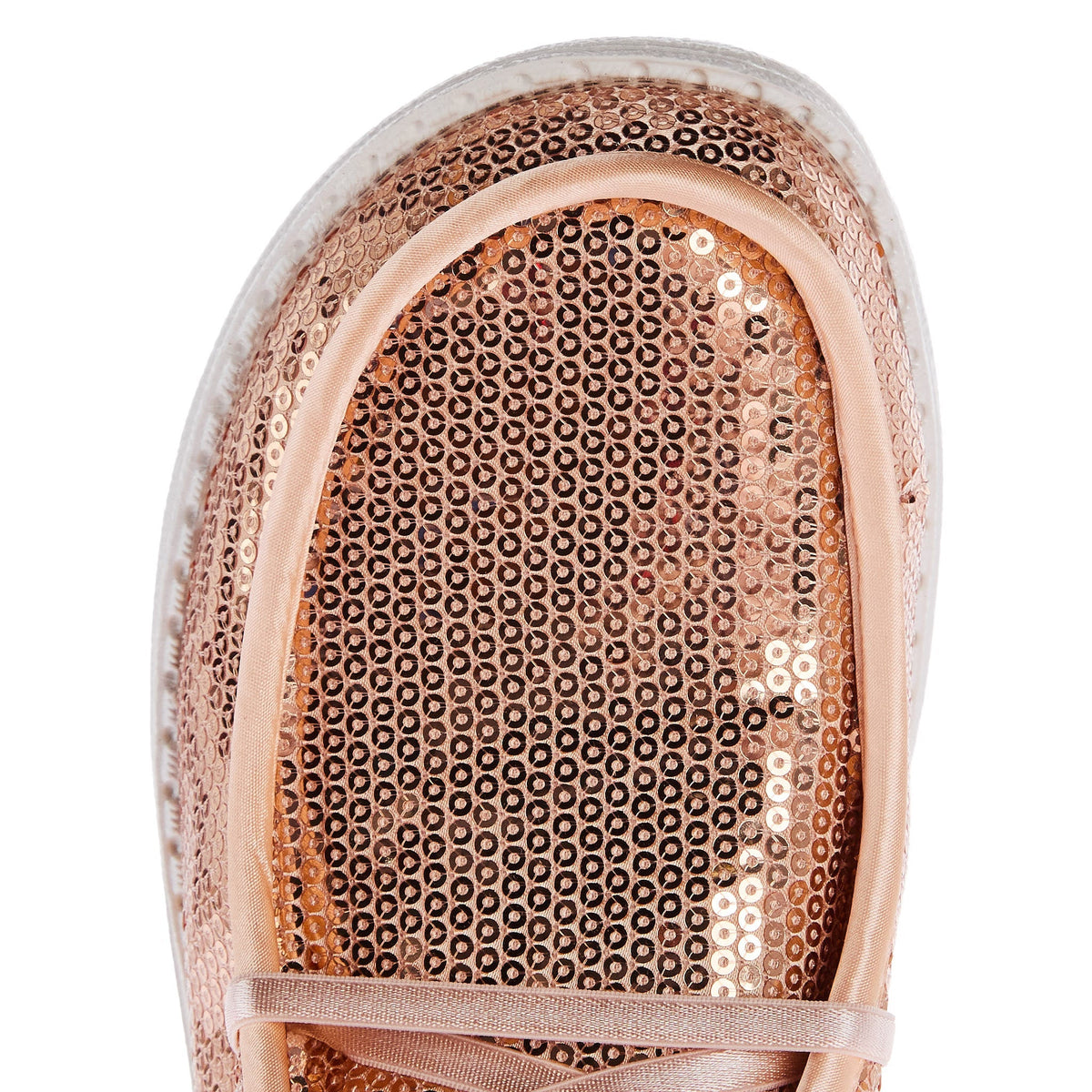 Hey Dude Womens Wendy Disco Sequin Blush Shoe