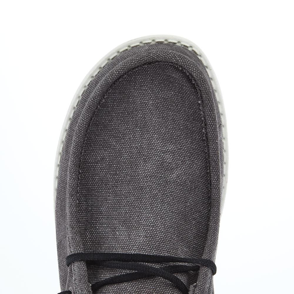 Hey Dude Men`s Granite Grey Wally Bass Casual
