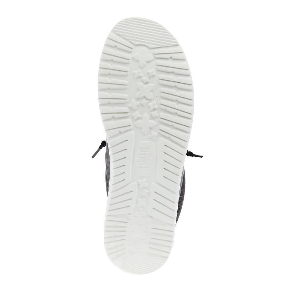 Hey Dude Men`s Granite Grey Wally Bass Casual