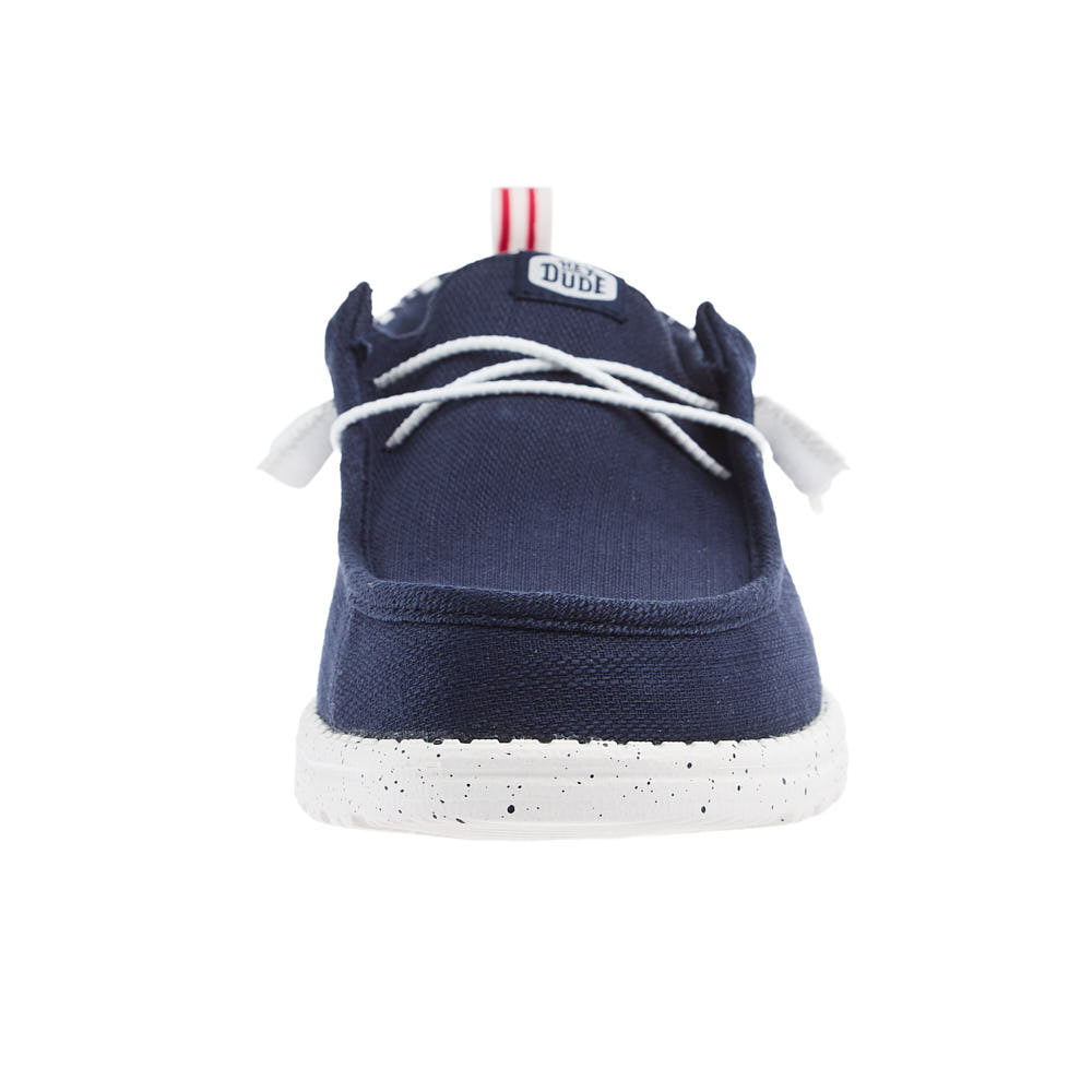 Hey Dude Mens Navy Blazer Wally Funk Americana Stars Casual Shoe