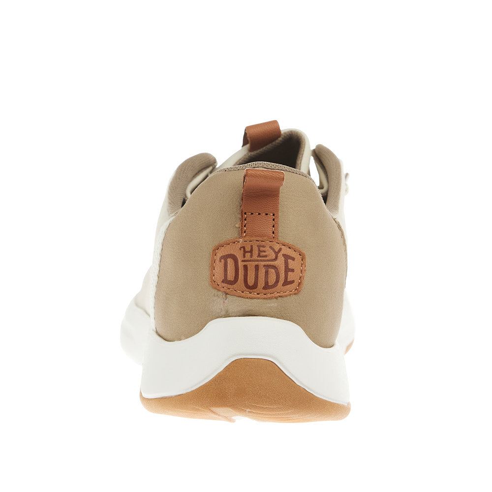 Hey Dude Men's Wally Drift Classic Silver Birch Sneaker