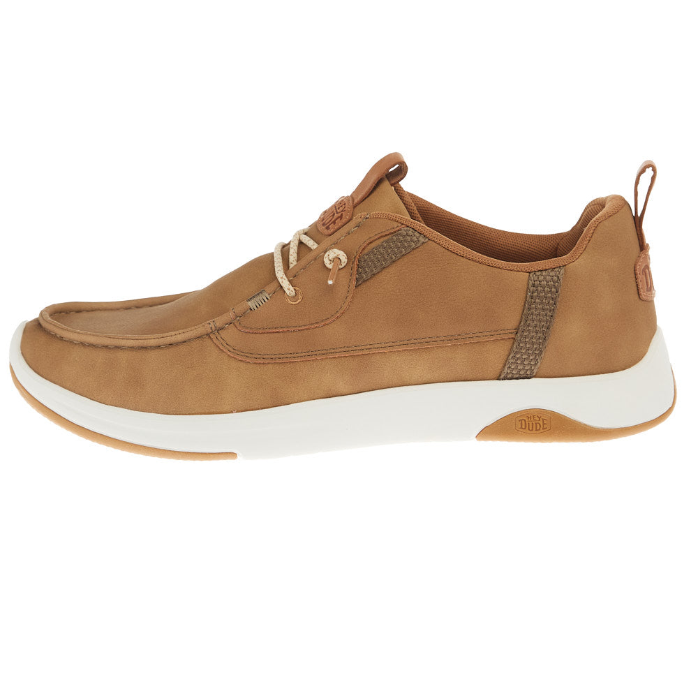 Hey Dude Men's Wally Drift Classic Sepia Tint Sneaker