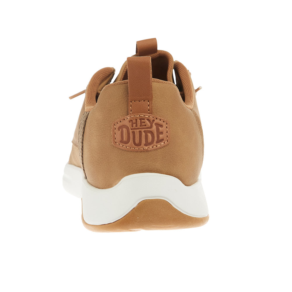 Hey Dude Men's Wally Drift Classic Sepia Tint Sneaker