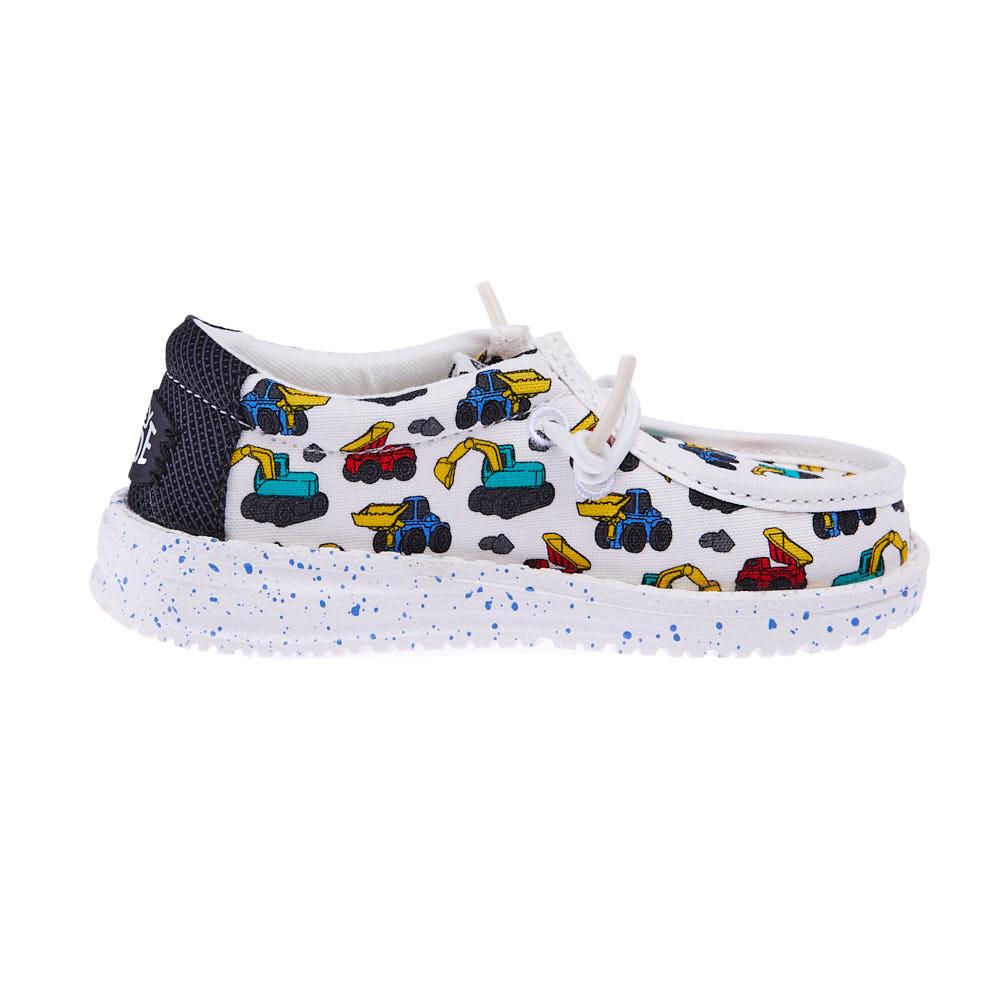 Hey Dude Toddler Wally White and Multicolor Trucks