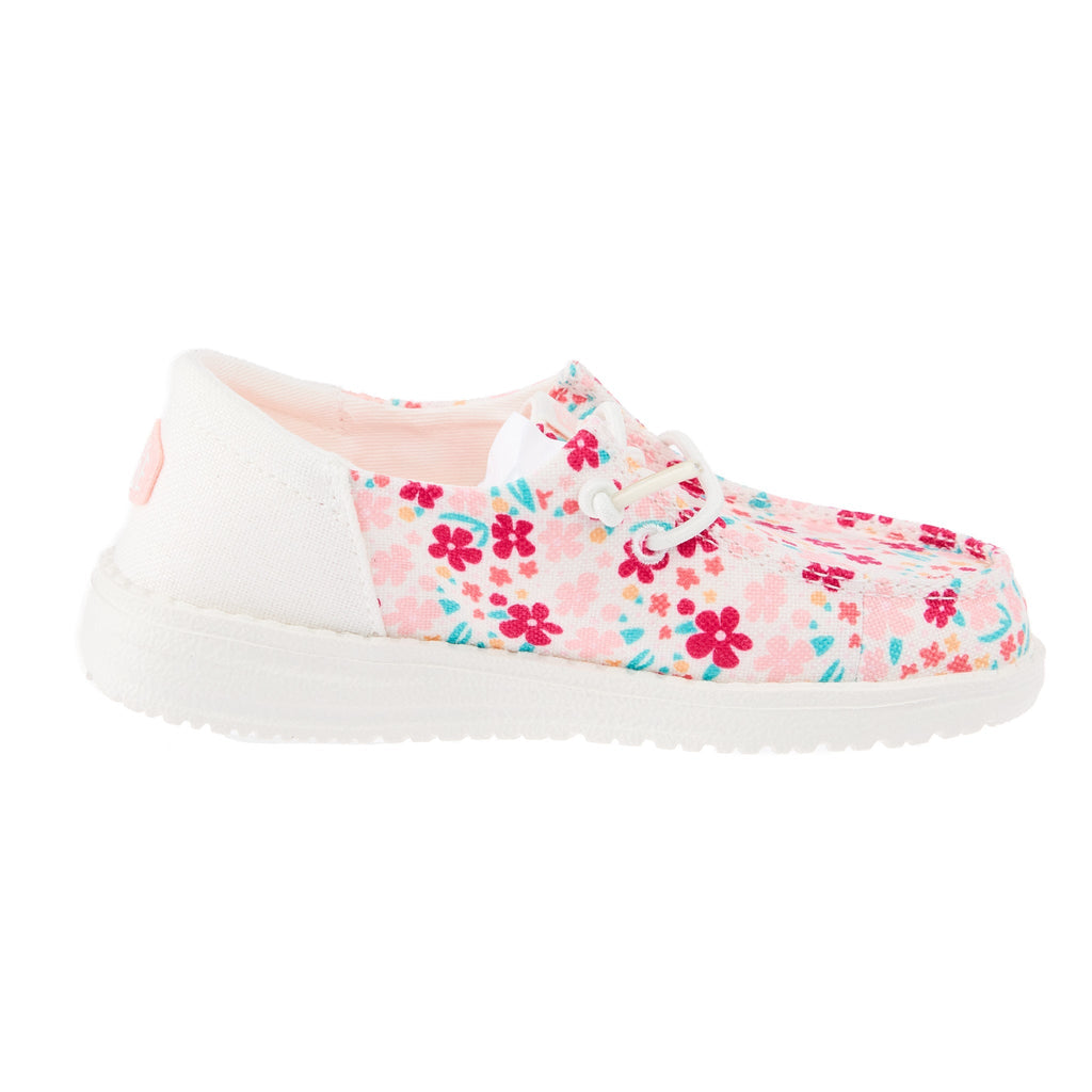 Hey Dude Wendy Funk Toddler Spring Floral Petal Pink Slip-On