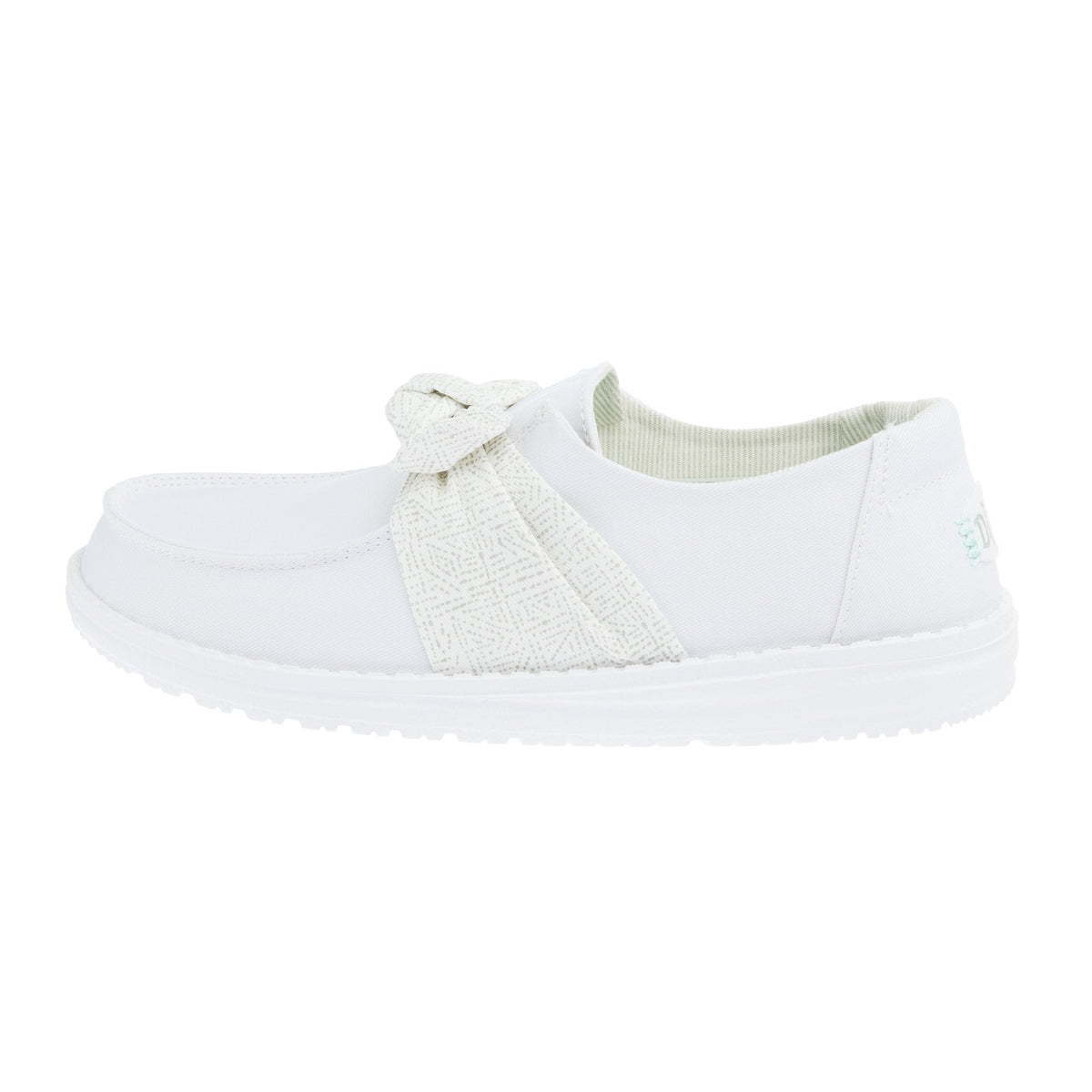 Hey Dude Women`s White Wendy Bow Casual