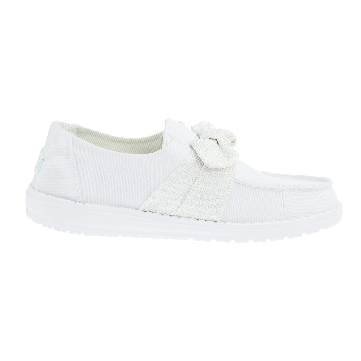 Hey Dude Women`s White Wendy Bow Casual