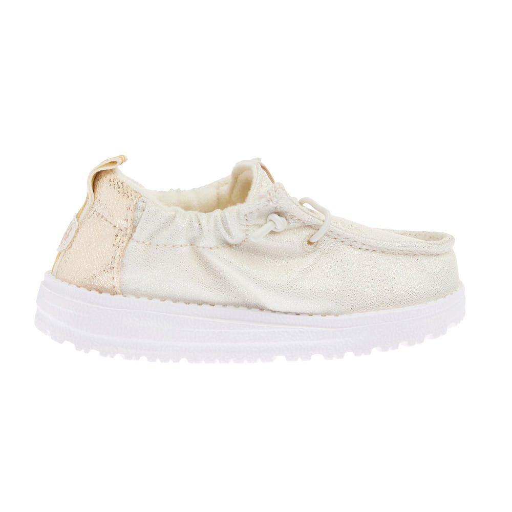 Hey Dude Infant Lil Champagne Glitter Slip On