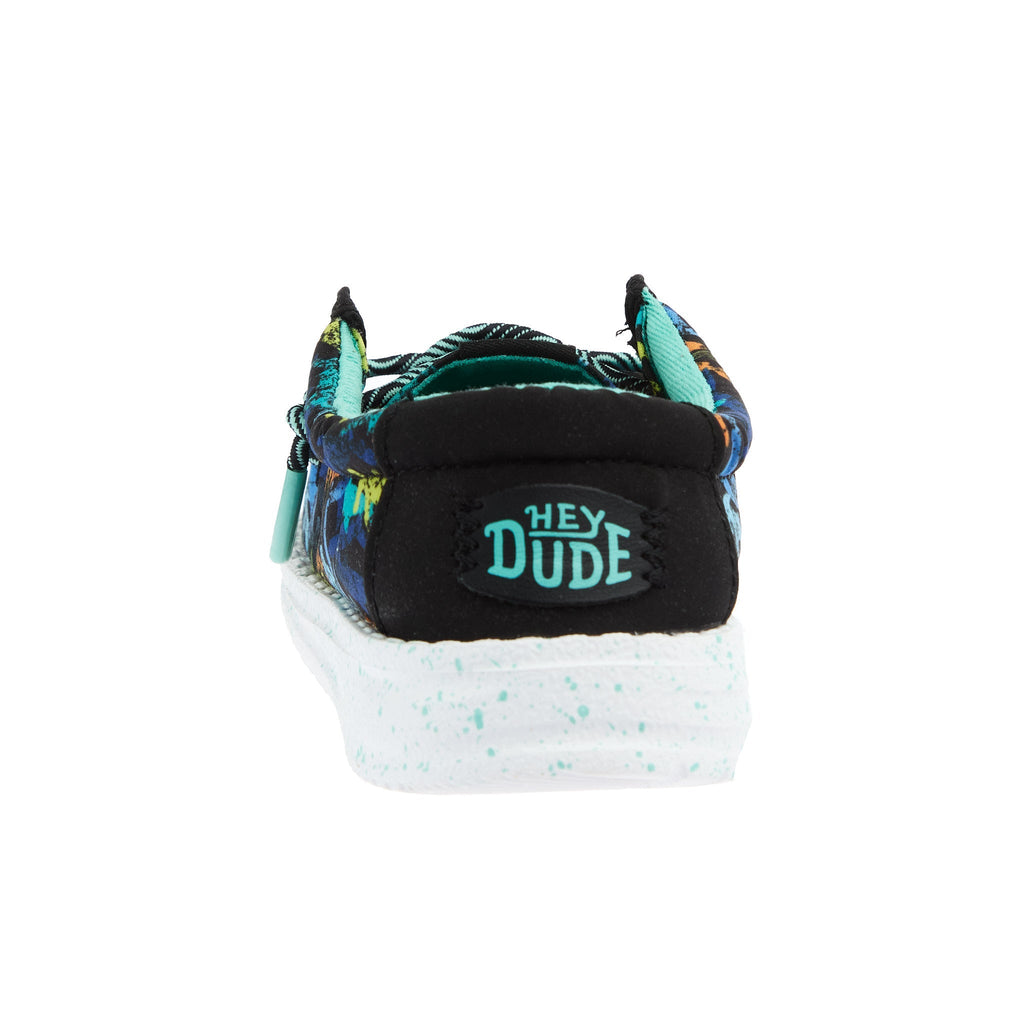 Hey Dude Wally Toddler Multicolor Sharks Slip-On