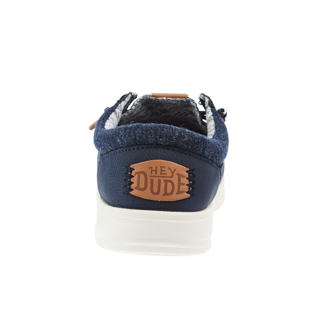 Hey Dude Youth Paul Classic Navy Casual Shoe