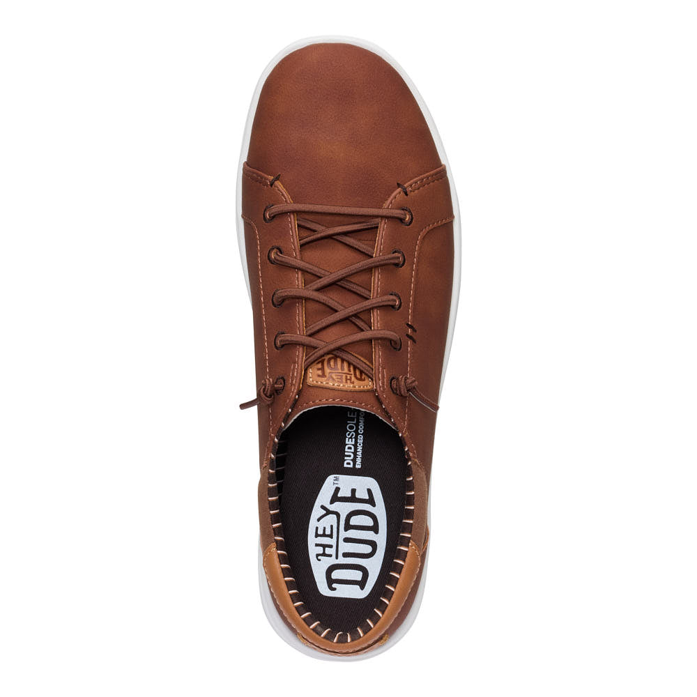 Hey Dude Men's Paul Pro Classic Cognac Casual