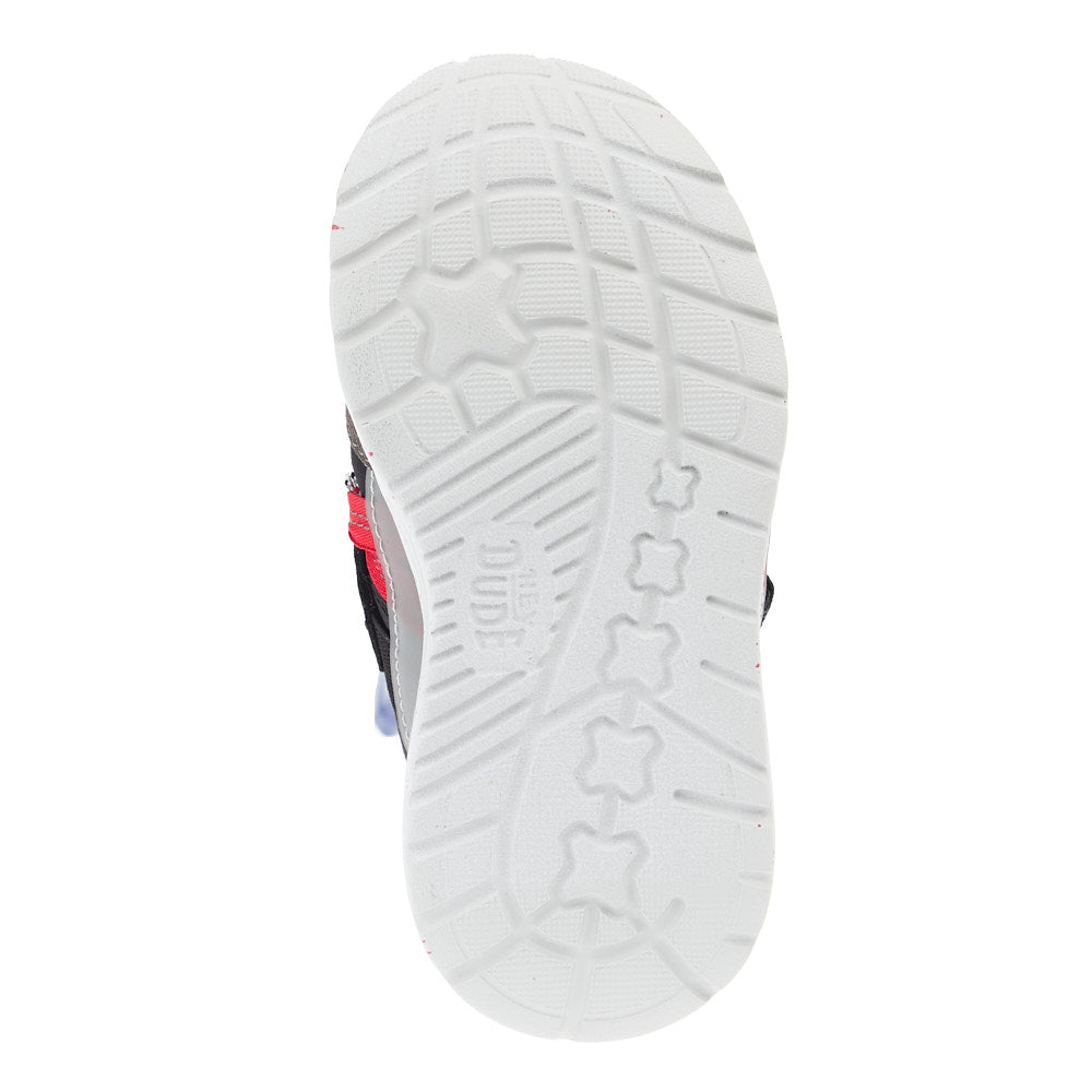 Hey Dude Toddler Sirocco Trek Sport Black and Red Sneaker