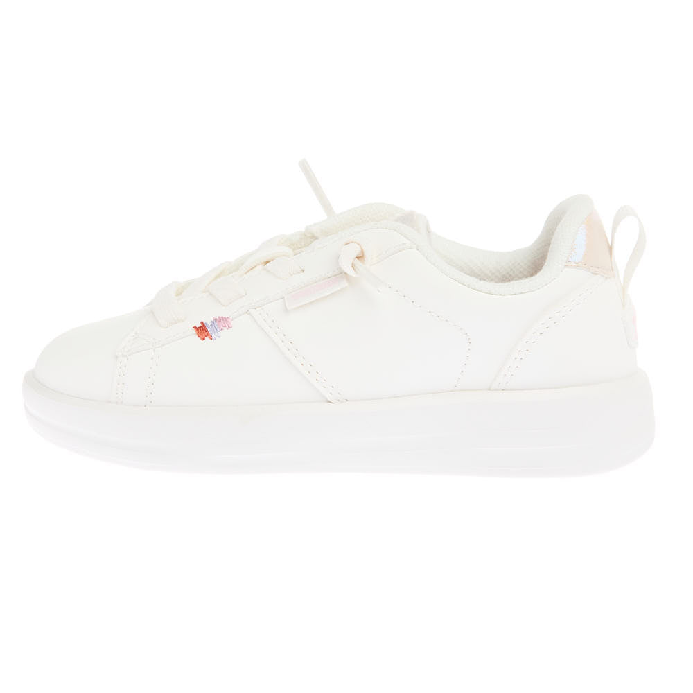 Hey Dude Toddler's Karina Duo Ivory and Iridescent Classic Sneaker
