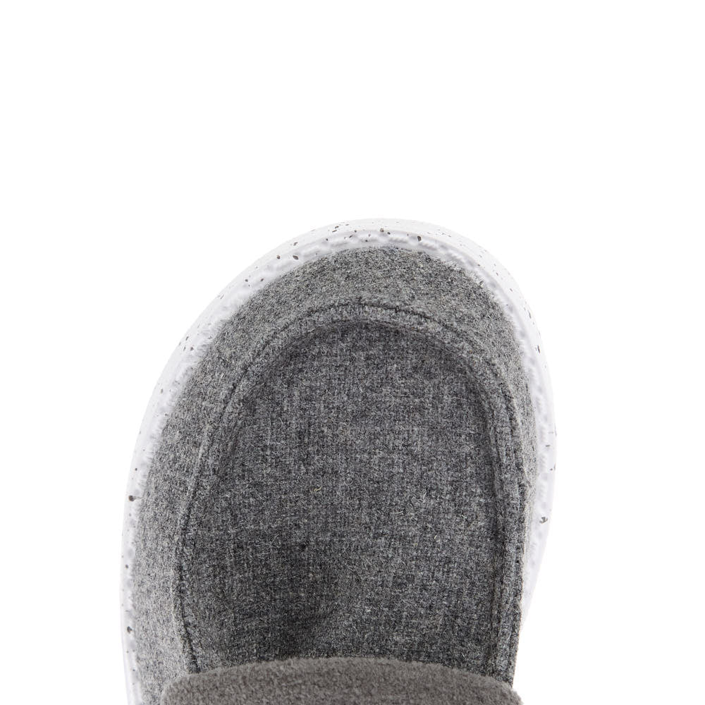 Hey Dude Toddler's Wendy Charcoal Wool Cozy Casual Shoe