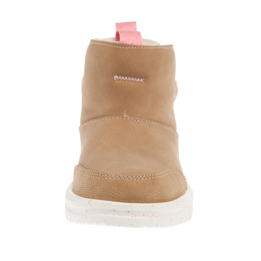 Hey Dude Youth Chestnut Camden Bow Cozy Boot