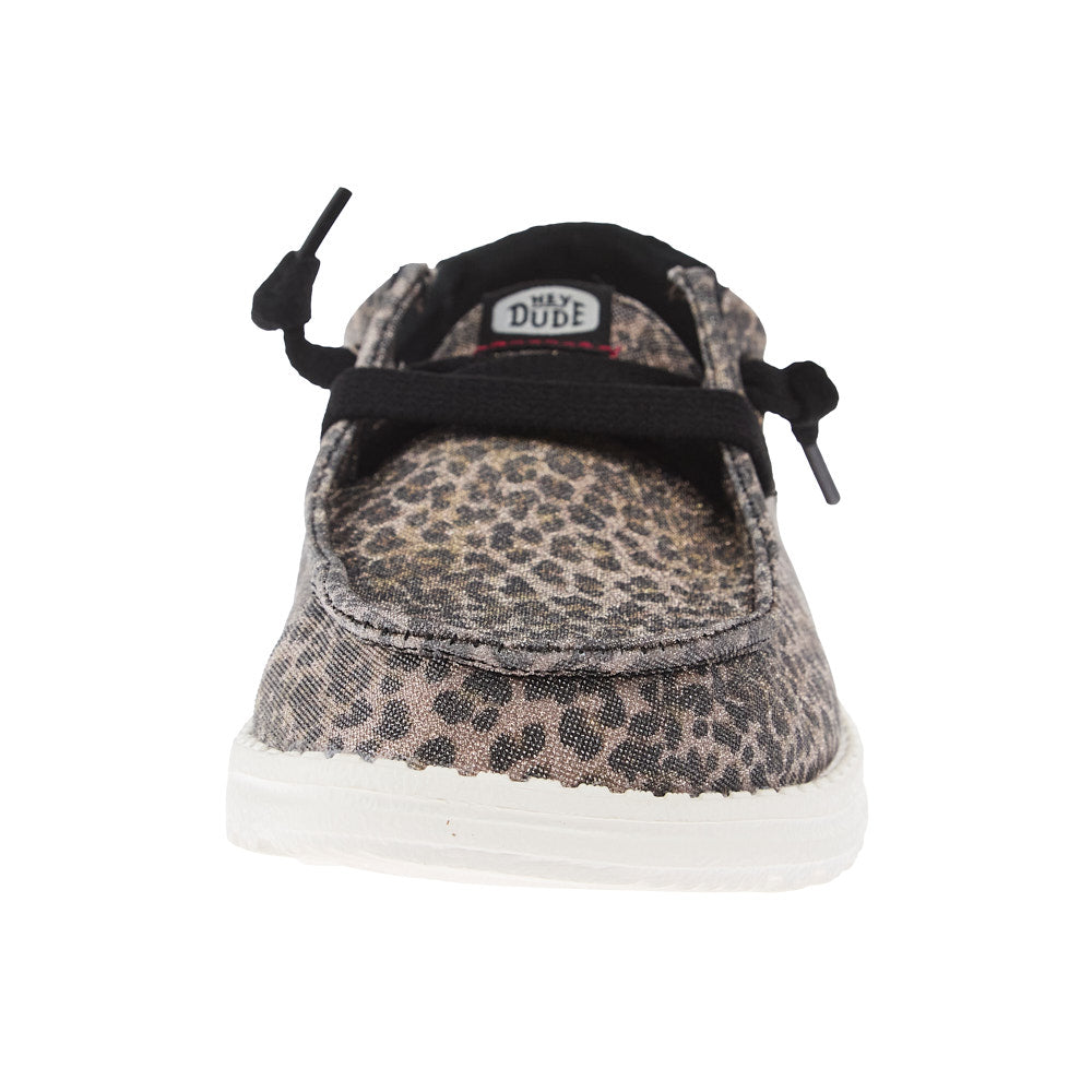 Hey Dude Women`s Wendy Sparkle Leopard Print Casual