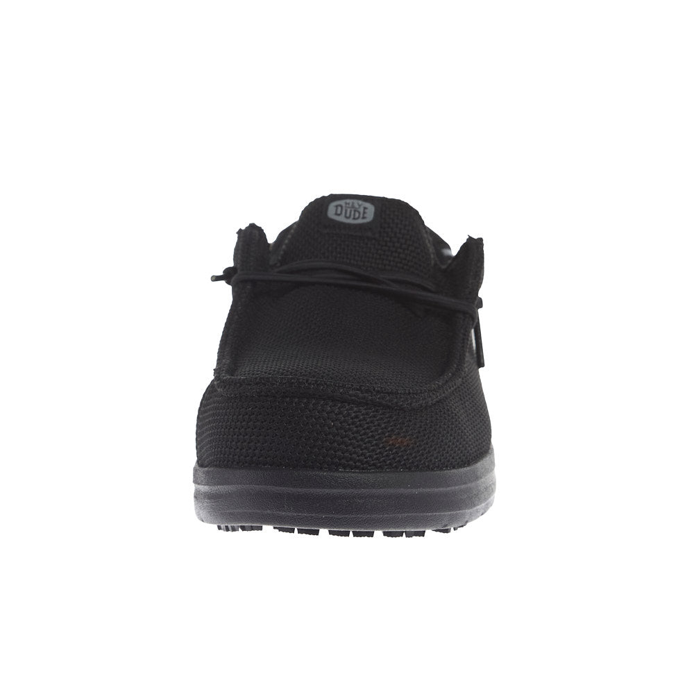Hey Dude Women's Wendy Work Black Slip On Composite Toe Work Shoe