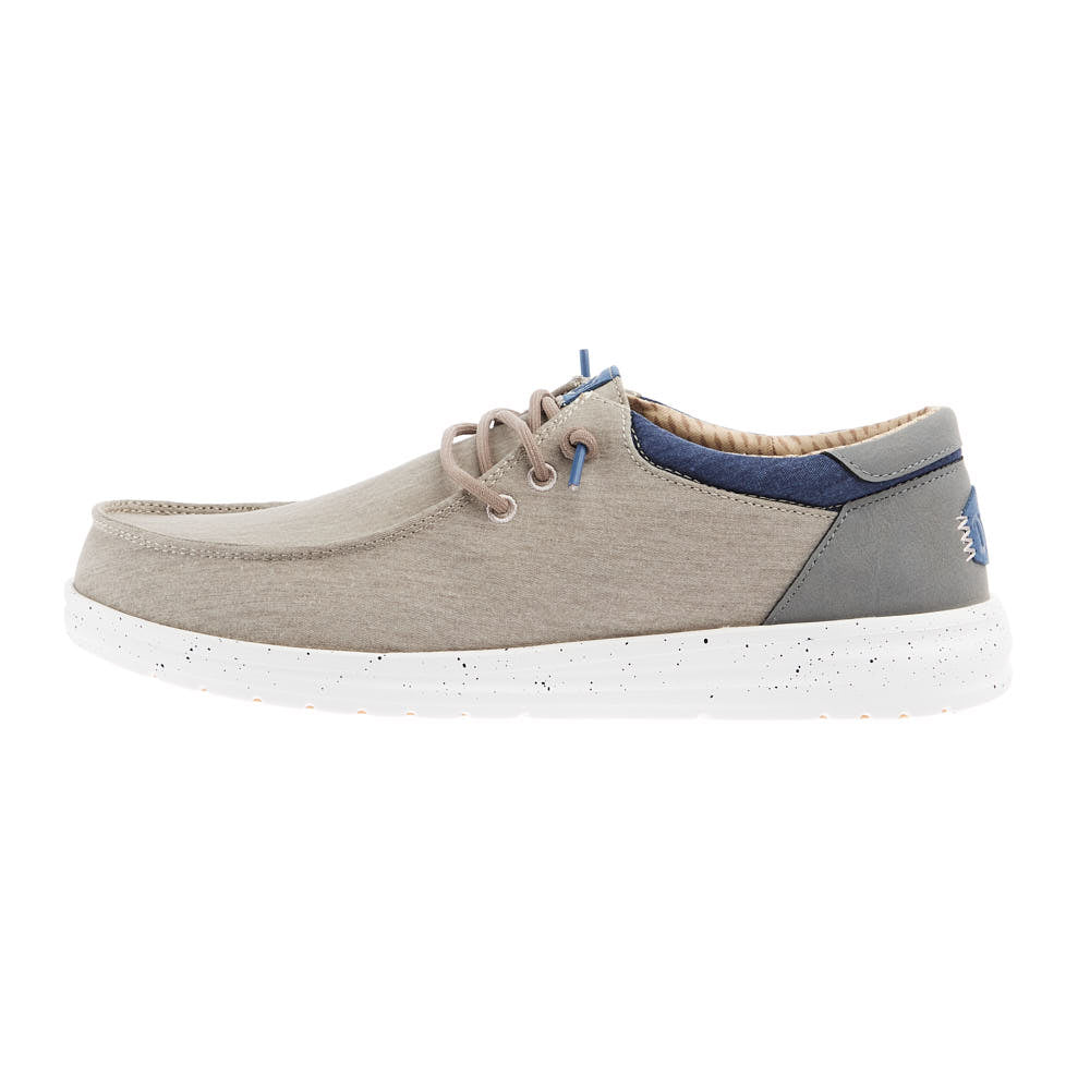 Hey Dude Mens Doeskin Paul Washed Nylon Casual Shoe