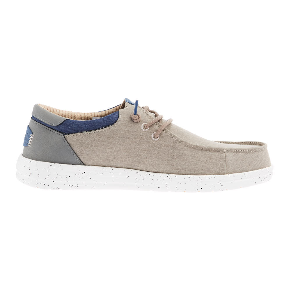 Hey Dude Mens Doeskin Paul Washed Nylon Casual Shoe