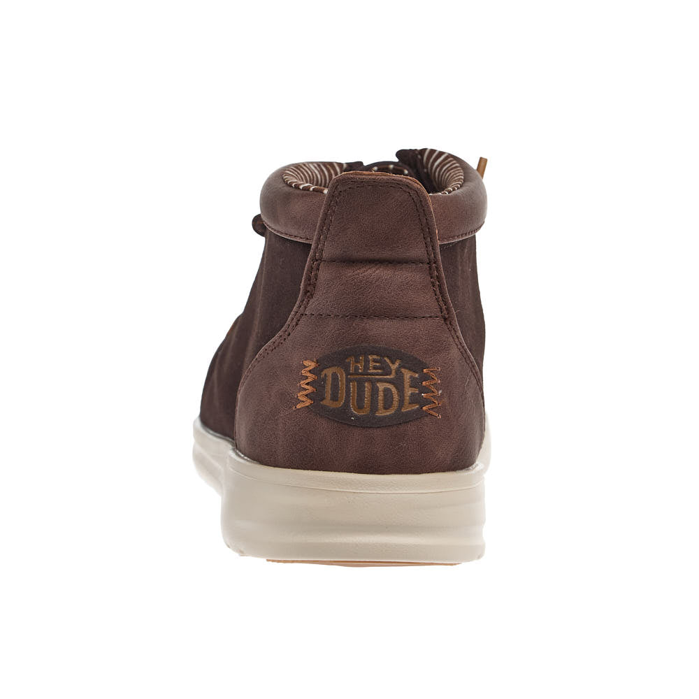 Hey Dude Men's Two Tone Brown Wally Mid Gripr Vin Casual