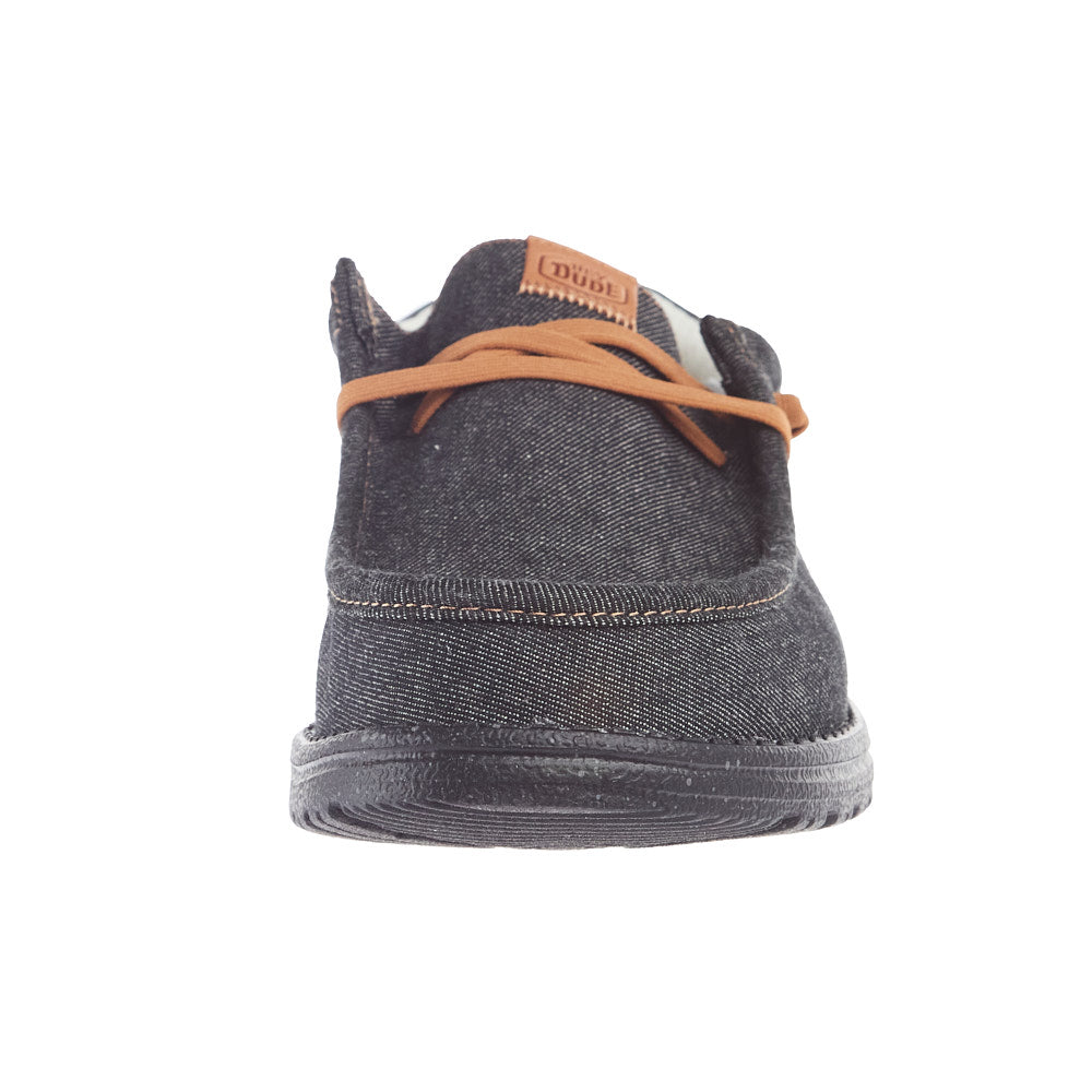 Hey Dude Men's Wally Funk Denim Black Casual