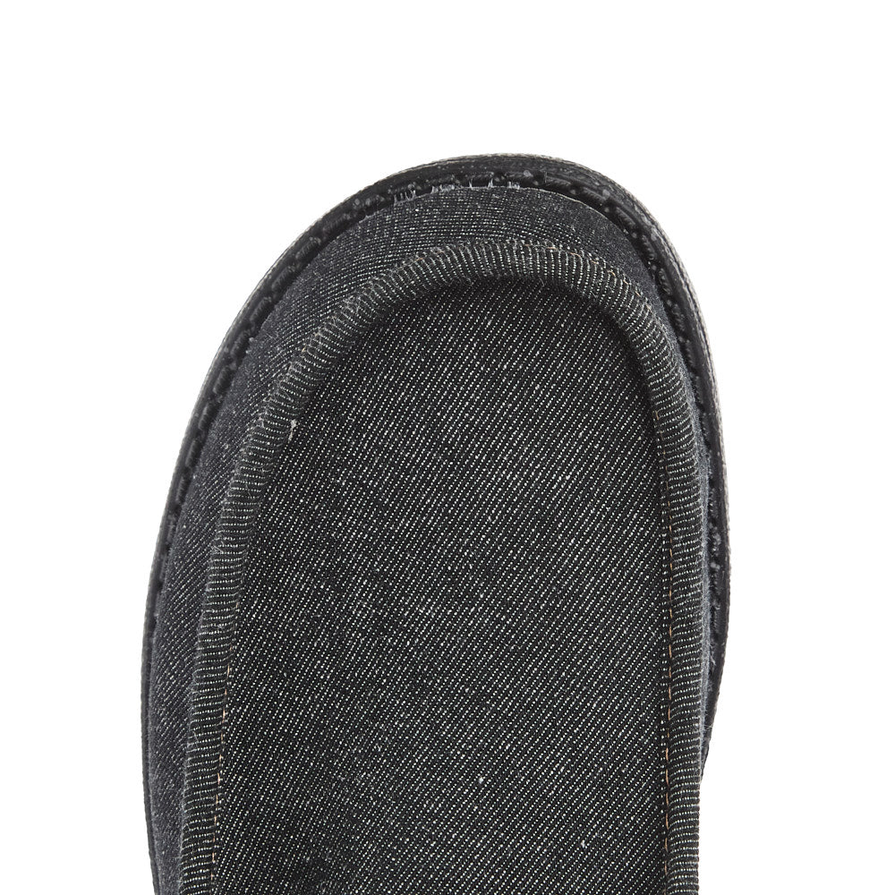 Hey Dude Men's Wally Funk Denim Black Casual