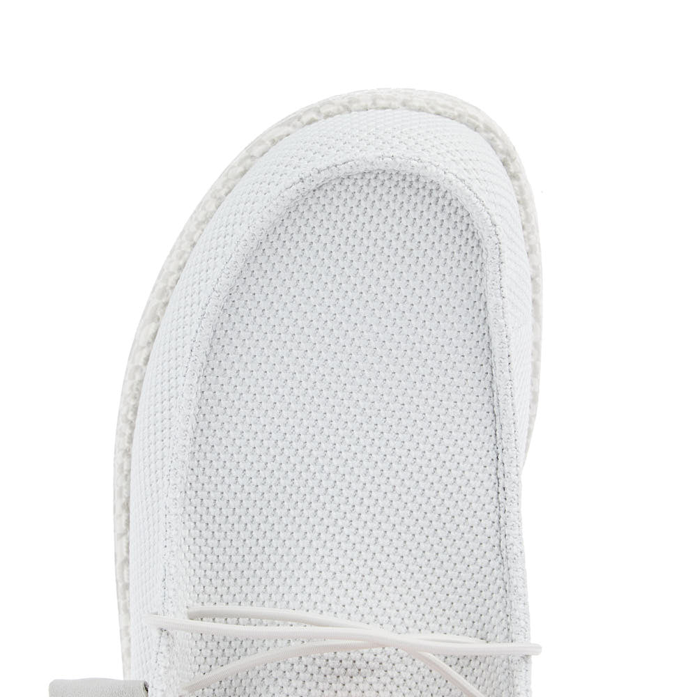 Hey Dude Mens Grey Wally Funk Warped Geo Casual Shoe
