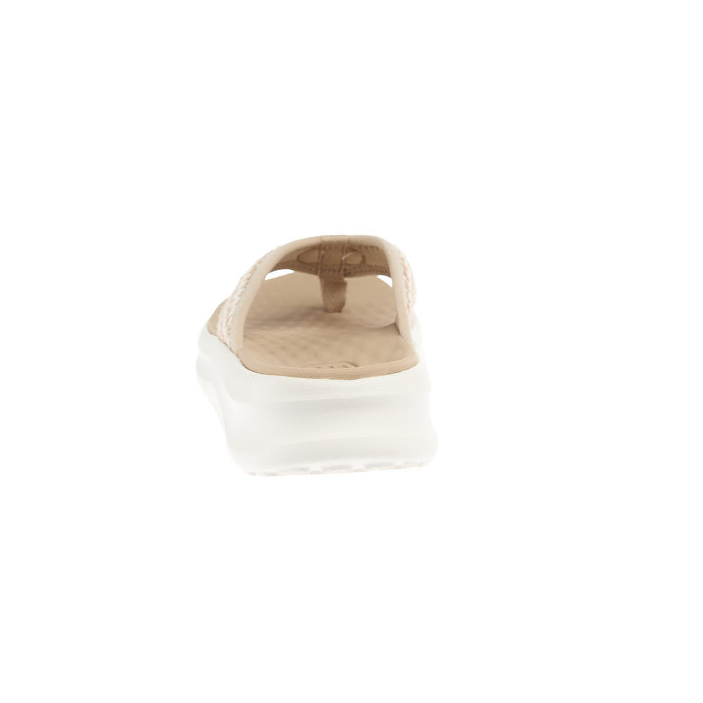 Hey Dude Women's Irish Cream and White Tide Flip Flop