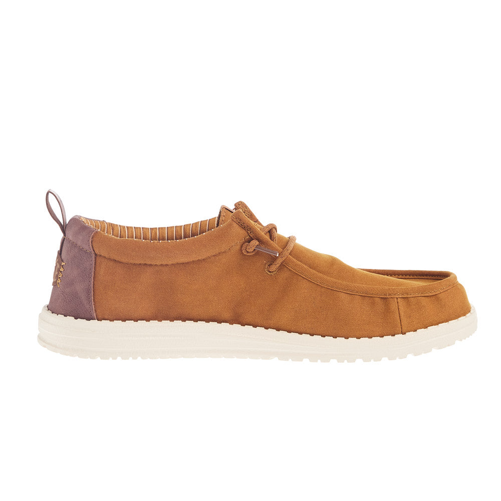 Hey Dude Men's Wally Vintage Classic Spice Brown Casual