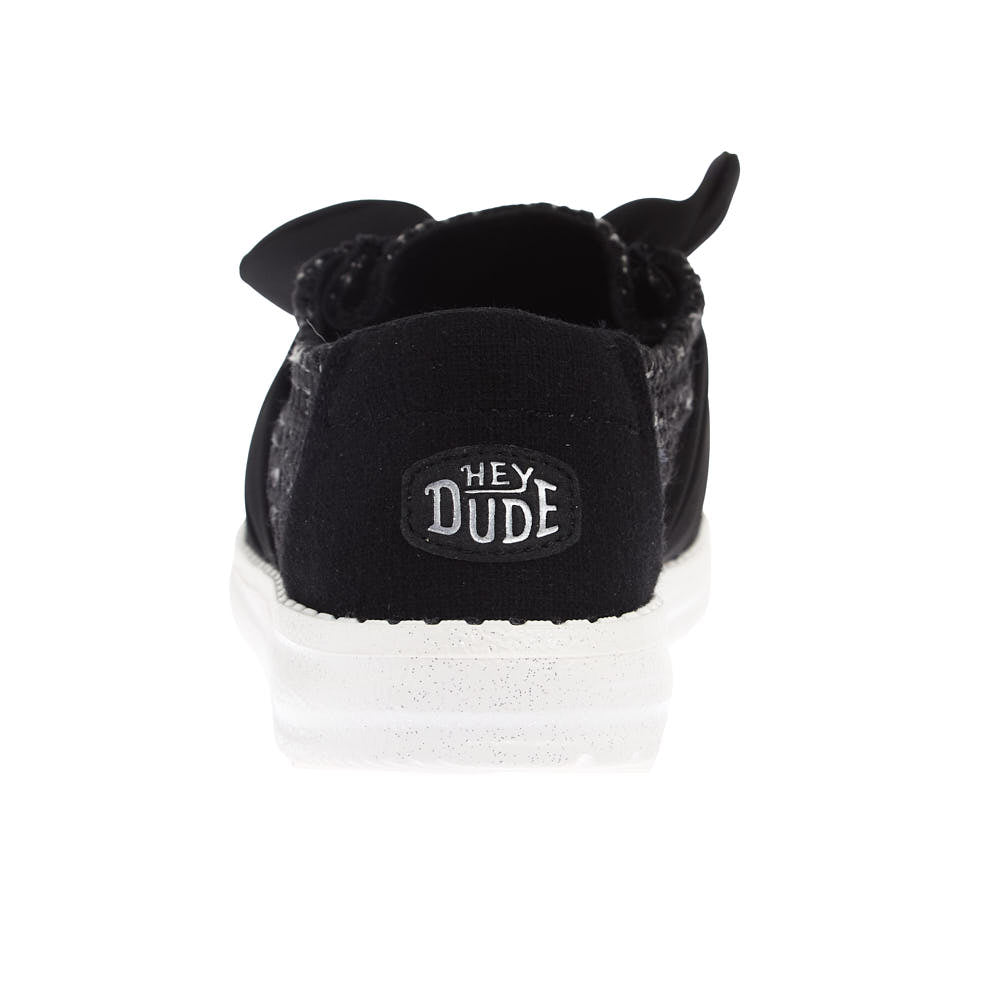 Hey Dude Women's Wendy Bow Tweed Black Casual